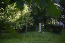 Poświęcenie krzyża na cmentarzu cholerycznym
